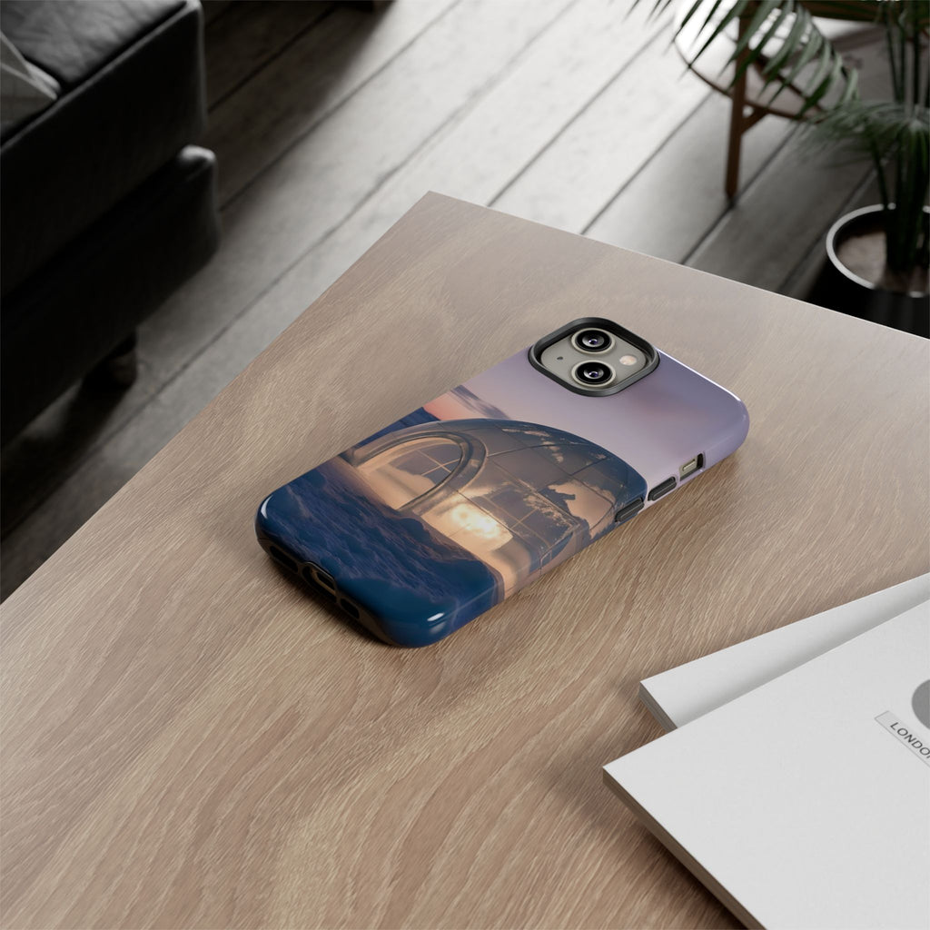 Arctic Igloo Twilight Snow Landscape, Phone Case