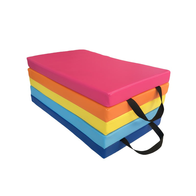 Folding Rainbow Gymnastics Fitness Mat Non-Slip-1
