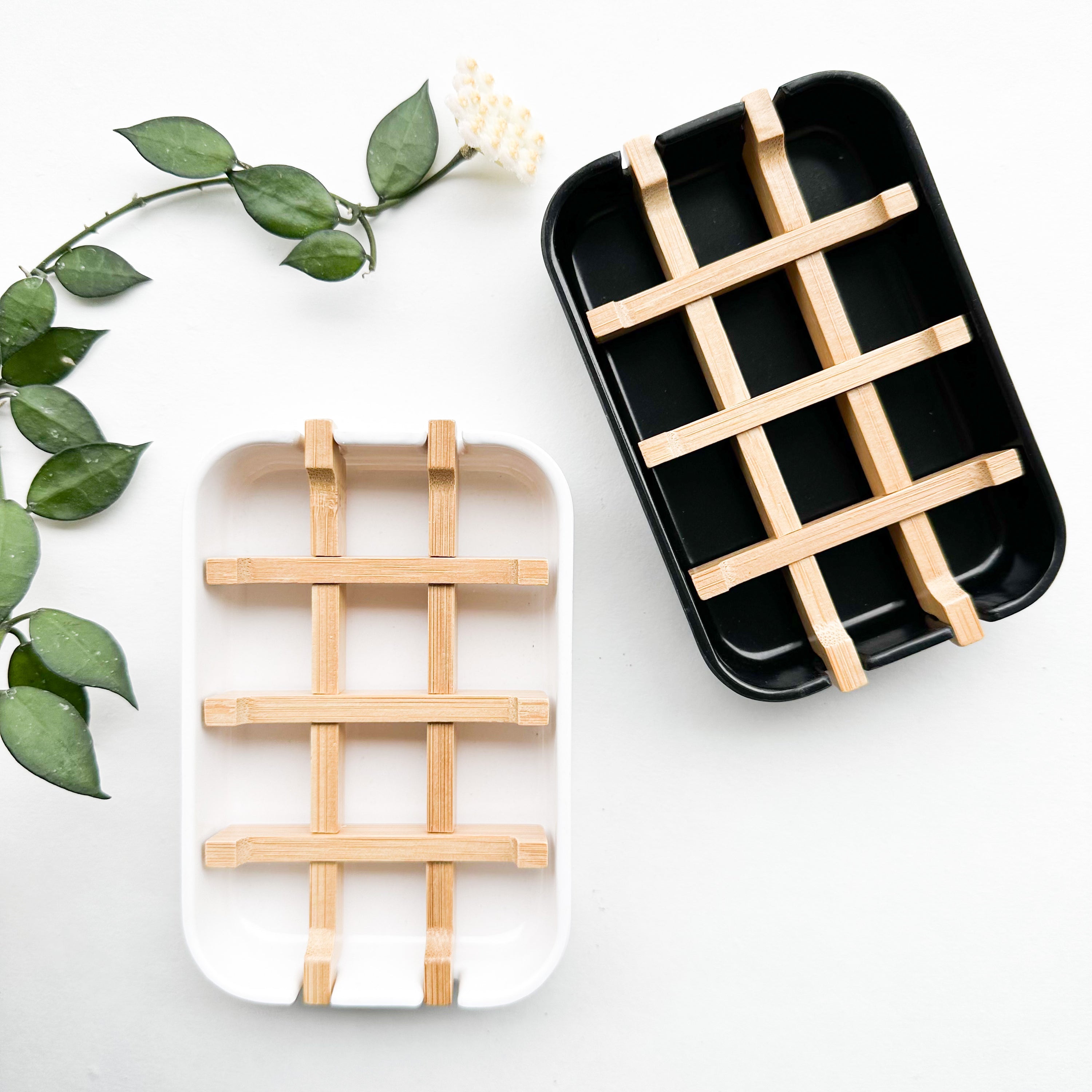 Biodegradable Bamboo & Cornstarch Soap Dish - Plastic Free Zero Waste