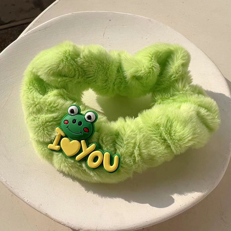 Forest Small Fresh Frog Hair Tie