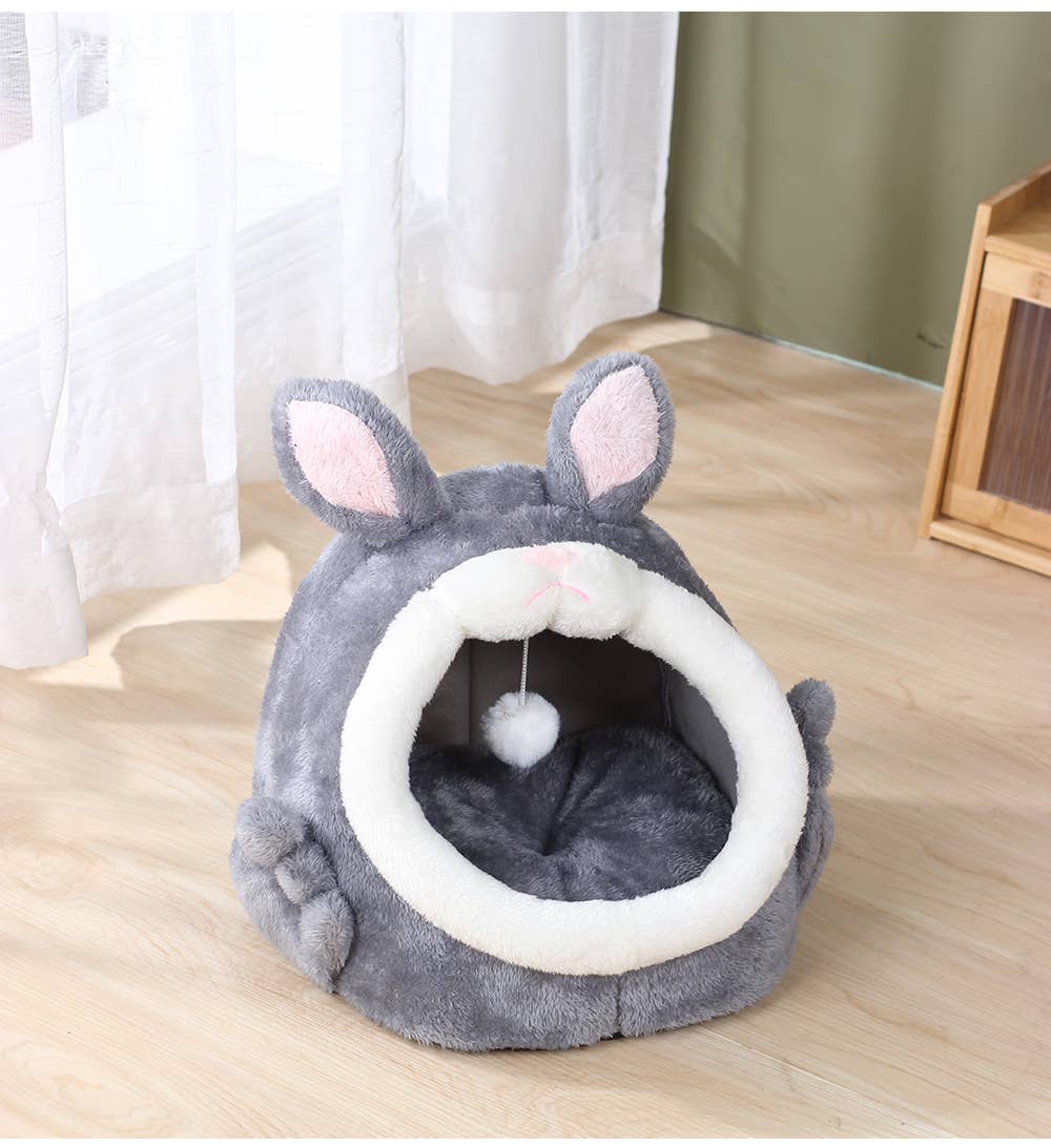 Maisonnette mignonne pour lapin et chat
