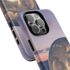 Coque de téléphone Arctic Igloo, paysage enneigé au crépuscule