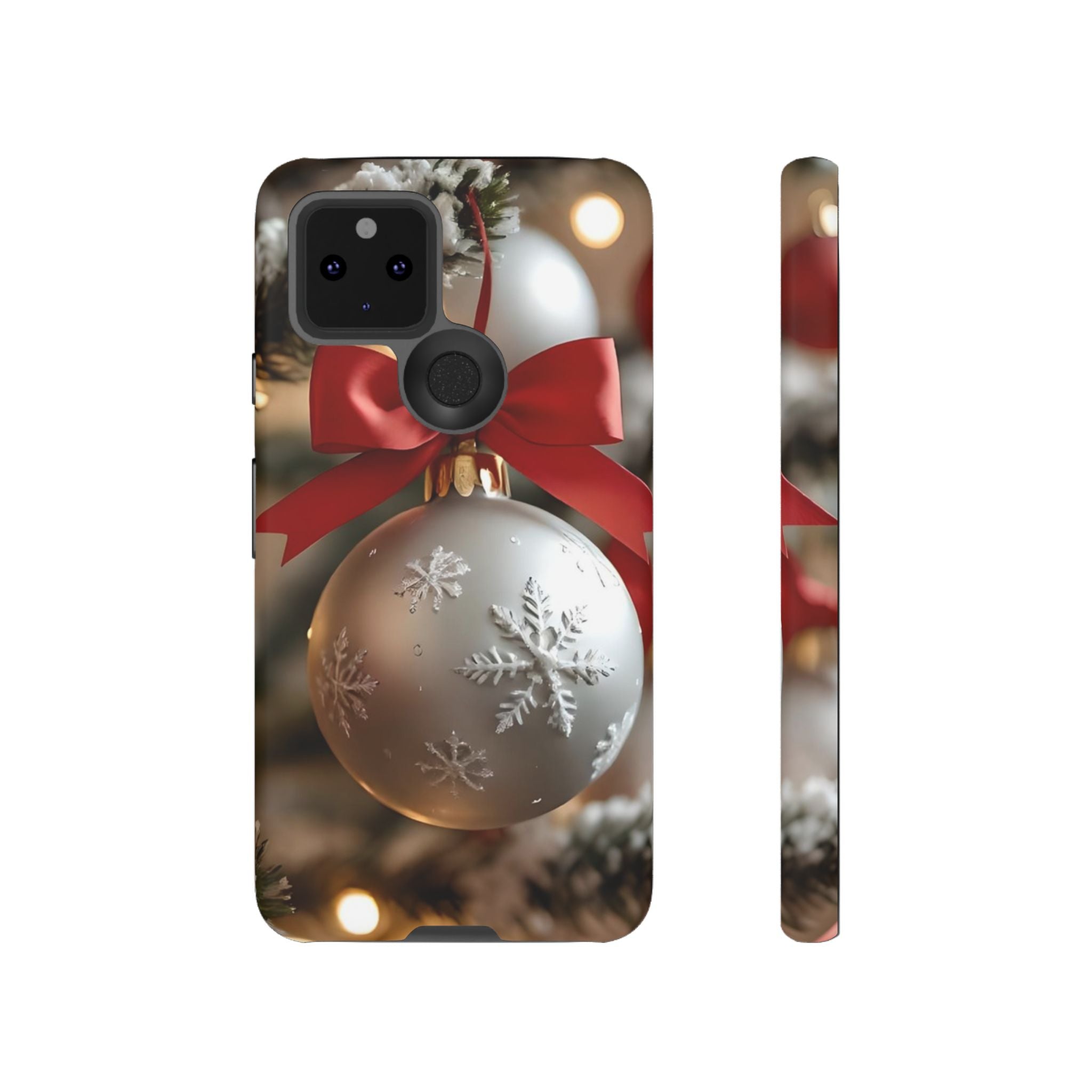 Christmas Phone Case with Seasonal Ornament Design, Festive Mobile Cover, Holiday Gift for Friends and Family, Winter Accessories, [...]