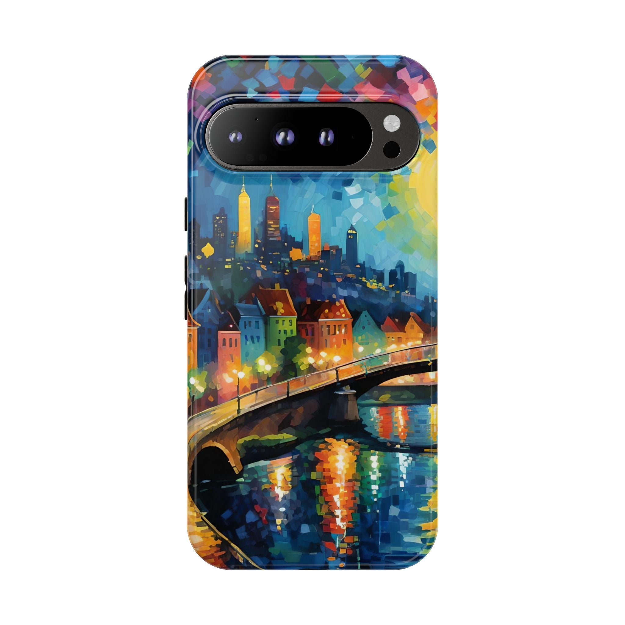 Colorful Phone Case for Tough Cases, Artistic Phone Cover, Unique Gift, Vibrant Design, Decorative Phone Accessories