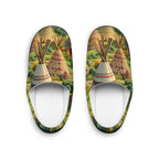 Tipi Village Landscape Print, Men's Indoor Slippers