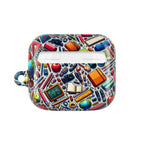 Colorful School Supplies Pattern, AirPods Case
