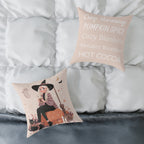 Cozy Witch Fall Design, Decorative Pillow