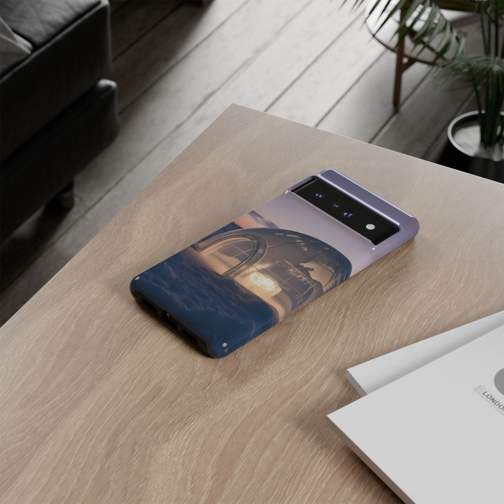 Arctic Igloo Twilight Snow Landscape, Phone Case