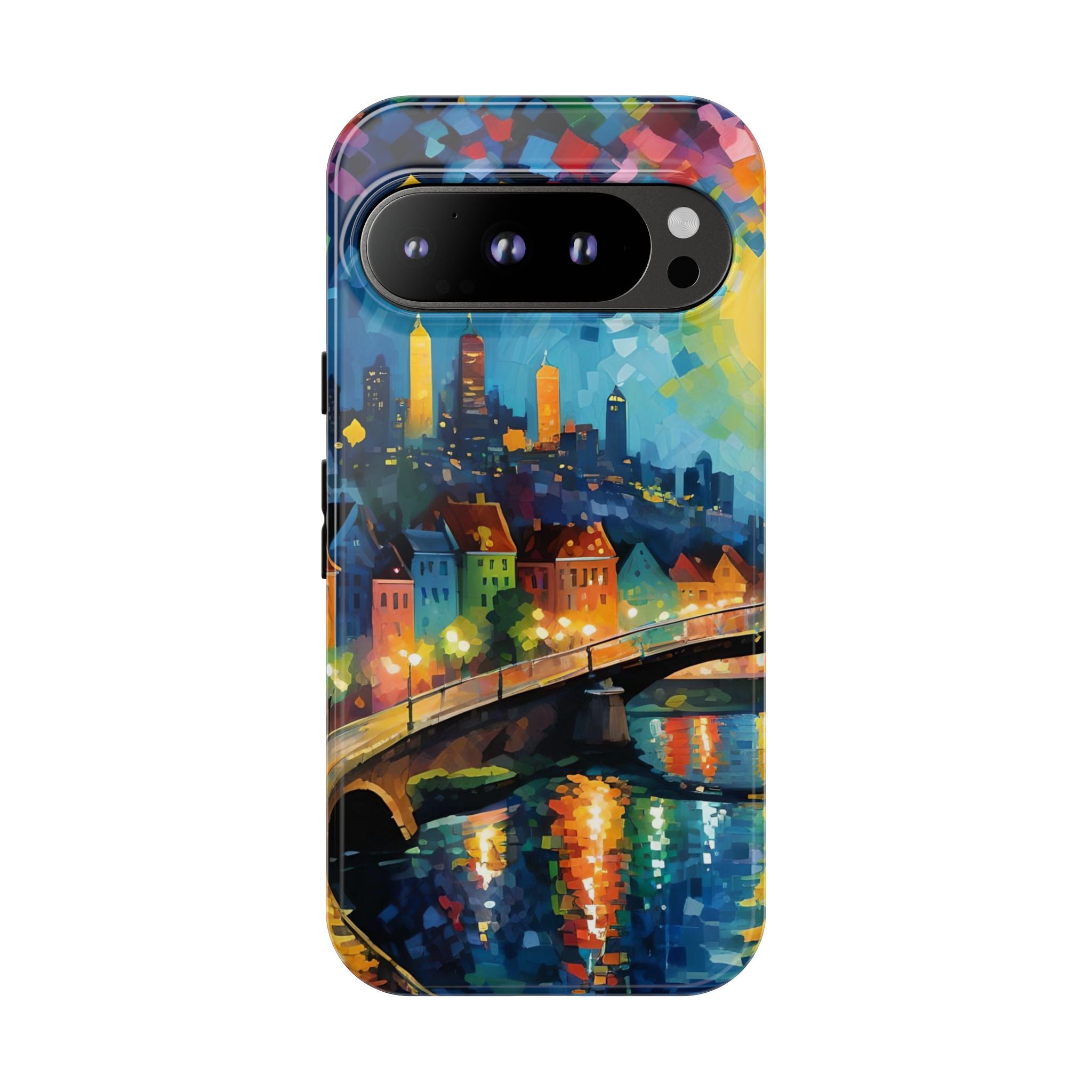 Colorful Phone Case for Tough Cases, Artistic Phone Cover, Unique Gift, Vibrant Design, Decorative Phone Accessories