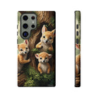 Étui de téléphone à imprimé bébé animal des bois