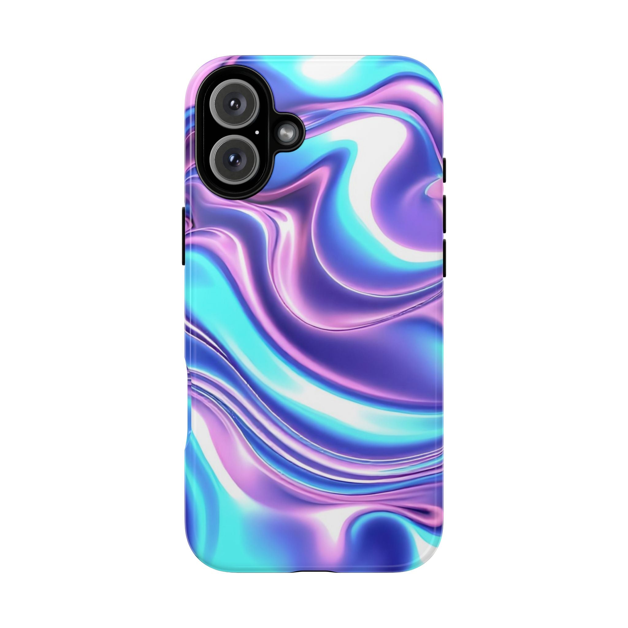 Colorful Phone Case, Tough Case, Swirl Design Phone Cover, Vibrant Phone Accessory, Gift for Her, Trendy Mobile Protection