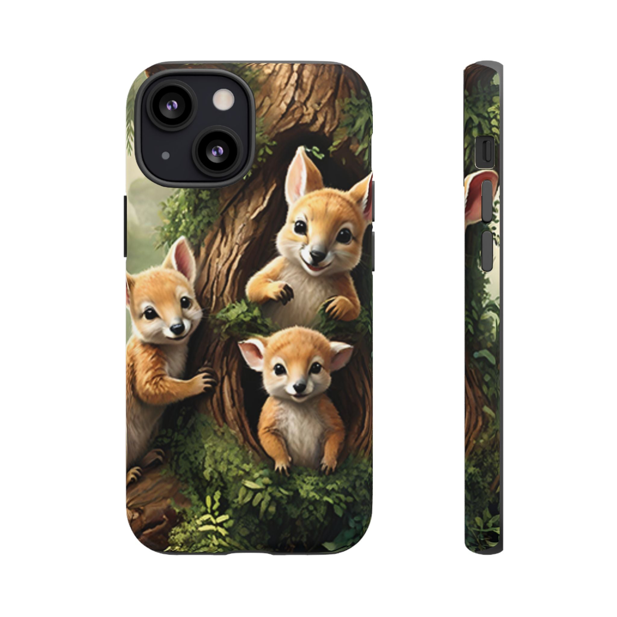 Woodland Baby Animal Print, Phone Case