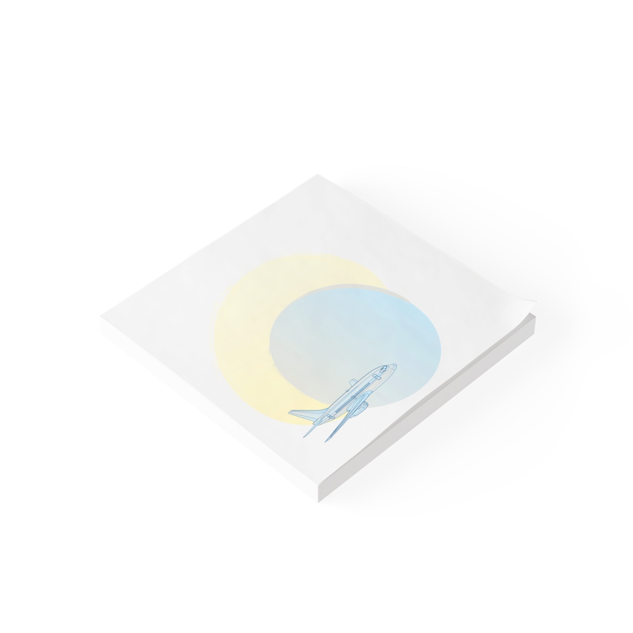 Aviation-Themed Sticky Notes, Cute Note Pads