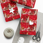 Impression festive, papier d'emballage
