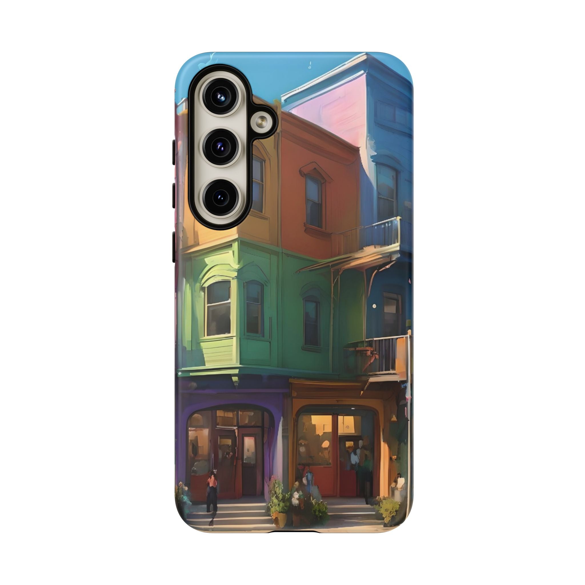 Colorful Phone Case with Artistic Cityscape Design, Tough Phone Cover, Unique Gift for Art Lovers, Vibrant Mobile Accessory, Perfect [...]