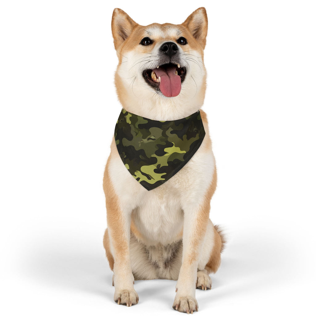 Camouflage Pattern, Dog Bandana