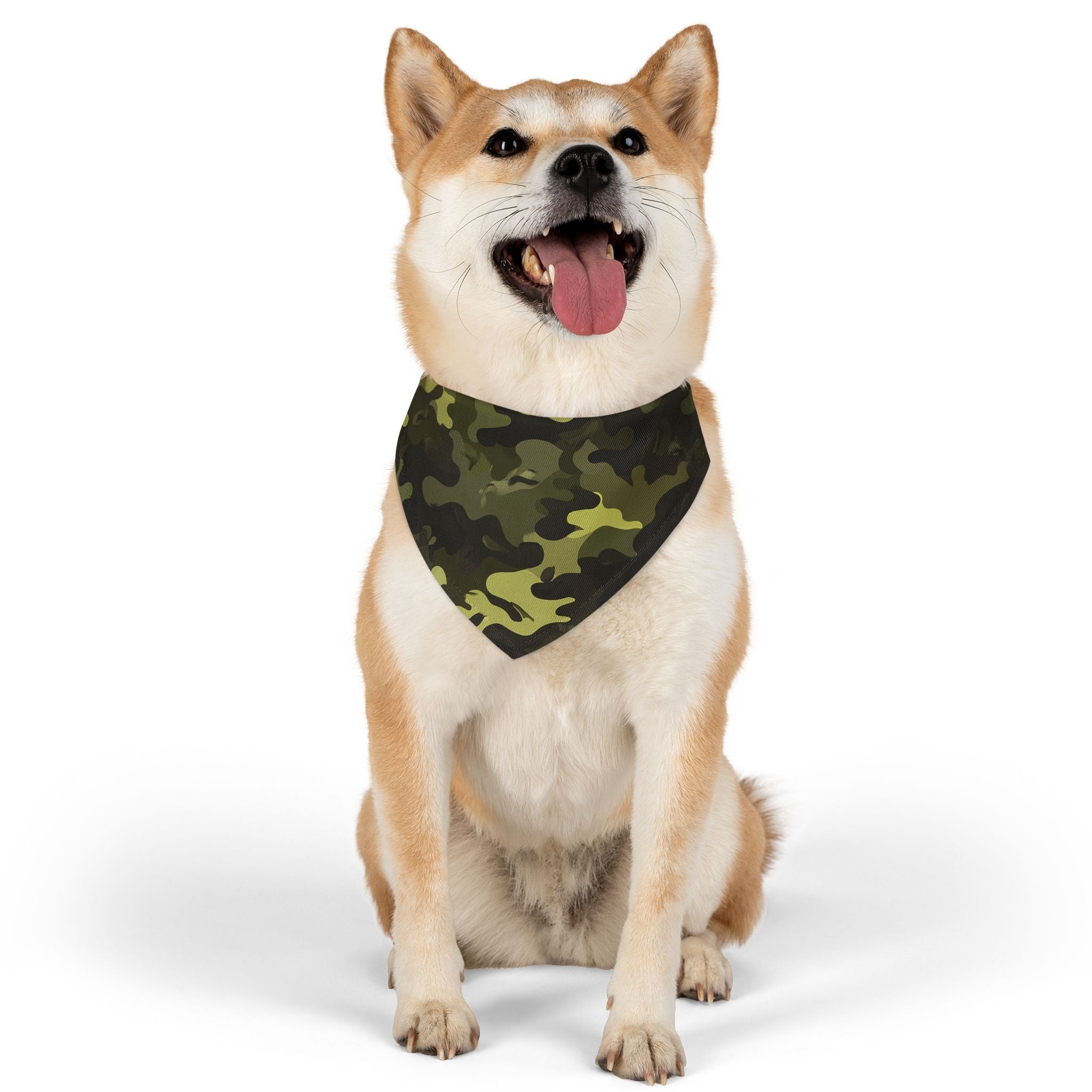 Camouflage Pattern, Dog Bandana