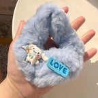 Cute Big-Eared Dog Plush Hair Tie