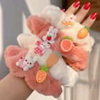 Cute Bunny Plush Hair Tie