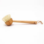 Eco Bamboo Sisal Dish Brush-Natural Plastic Free Sisal Fiber