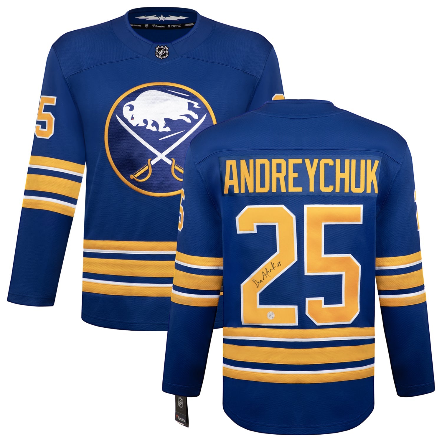 Dave Andreychuk Autographed Buffalo Sabres Fanatics Breakaway Jersey