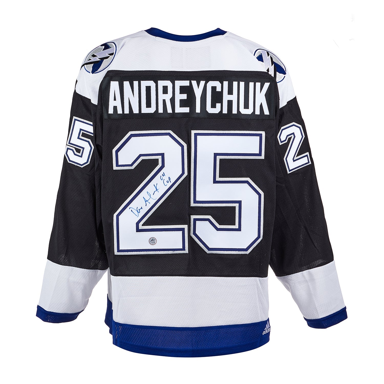 Dave Andreychuk Signed Tampa Bay Lightning 2004 Cup adidas Jersey