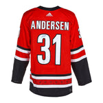 Frederik Andersen Autographed Carolina Hurricanes adidas Jersey