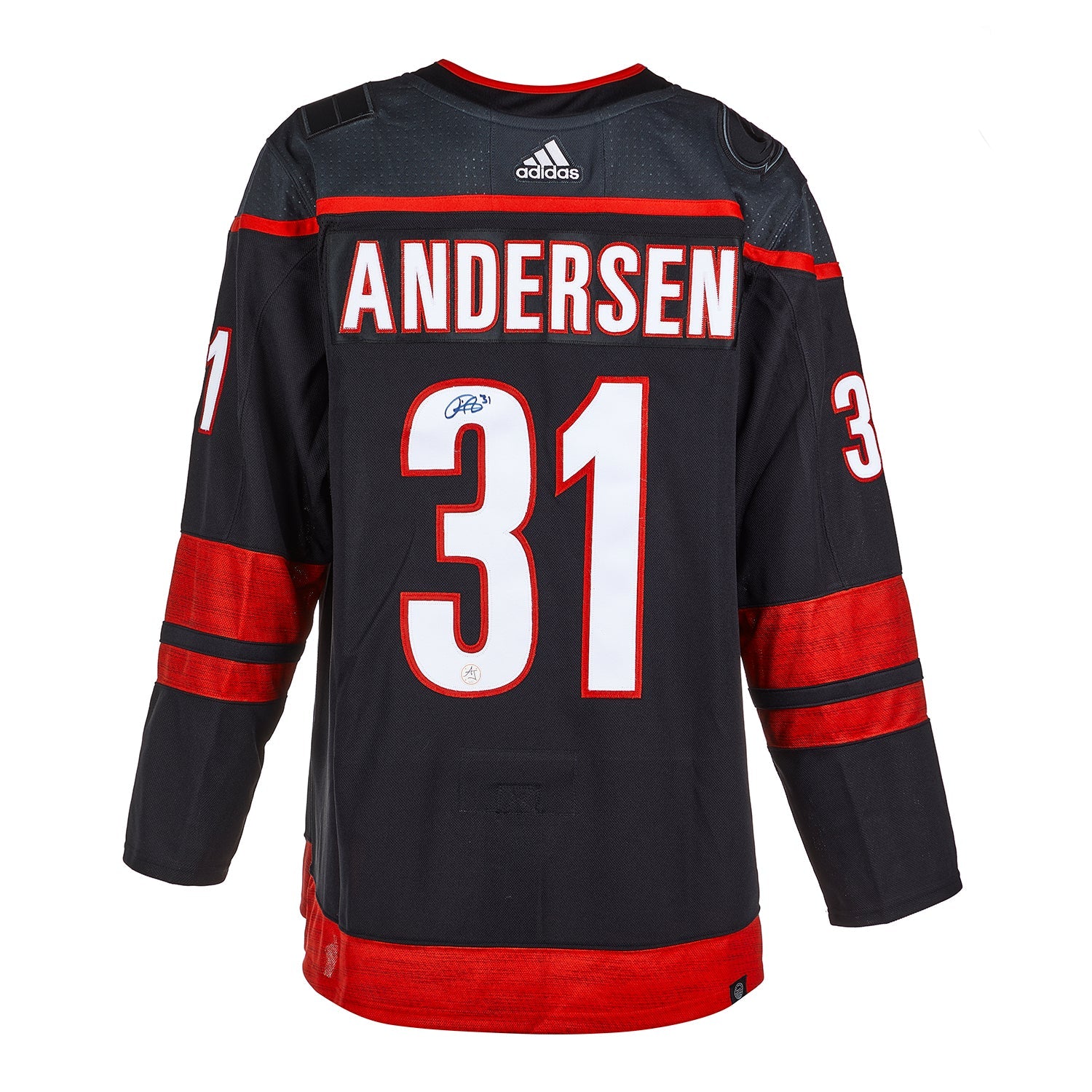 Frederik Andersen Signed Carolina Hurricanes Alternate adidas Jersey