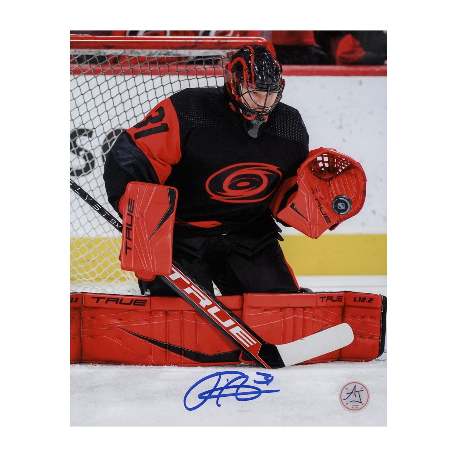 Frederik Andersen Signed Carolina Hurricanes Goalie 8x10 Photo