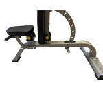 Bench Press Stack with Squat Rack, Weight Plates and Barbell Bar