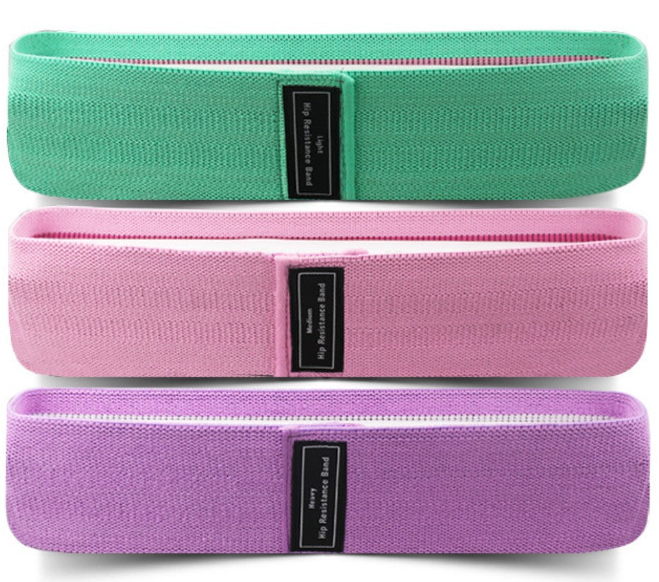 Three Levels Anti-Slip Booty Resistance Bands Set