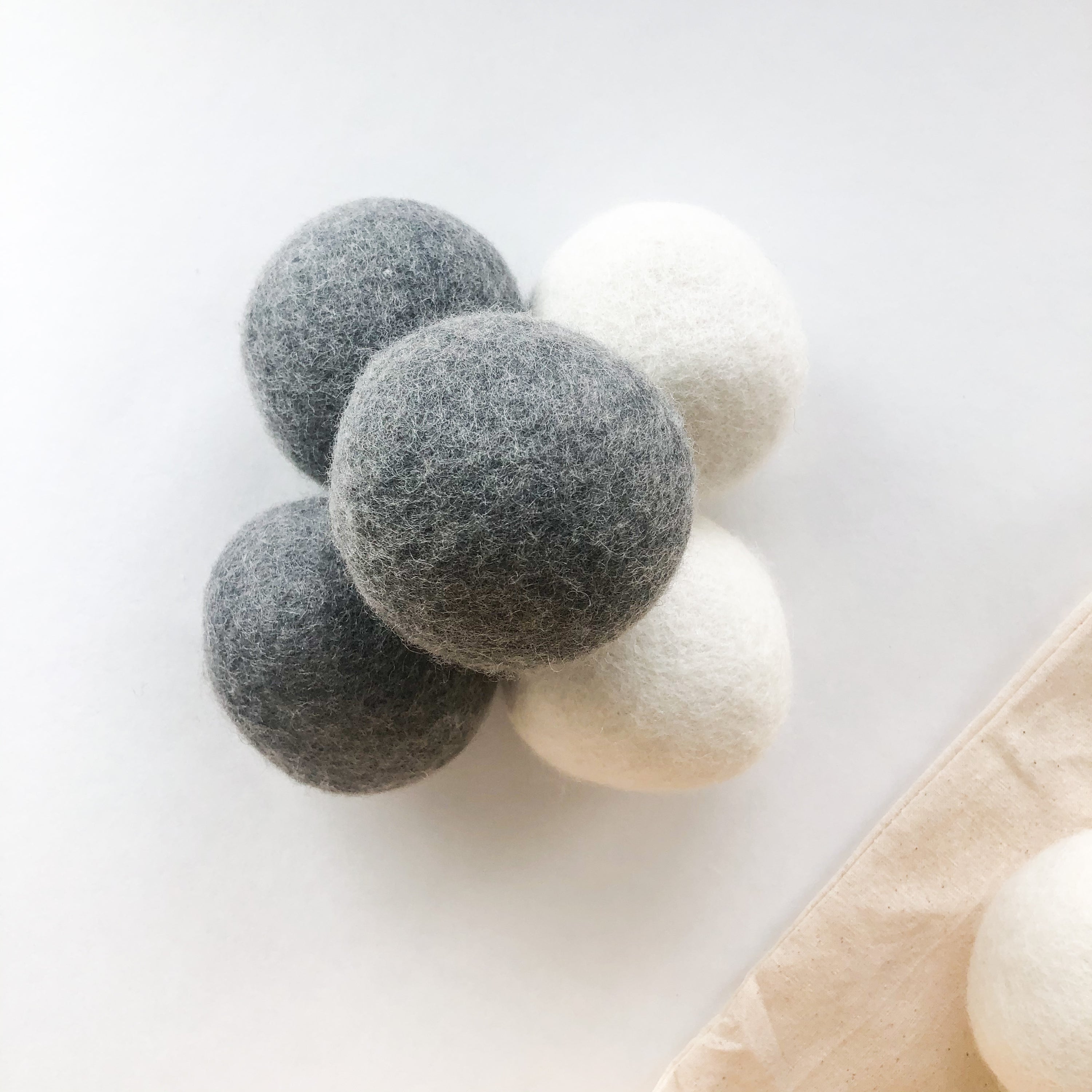 Natural Wool Dryer Balls | Organic Handmade 100% New Zealand Wool |