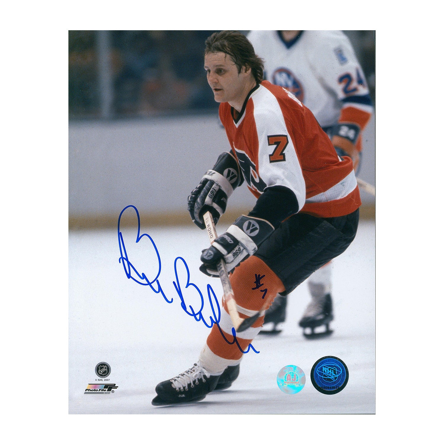 Bill Barber Autographed Philadelphia Flyers Hockey 8x10 Photo