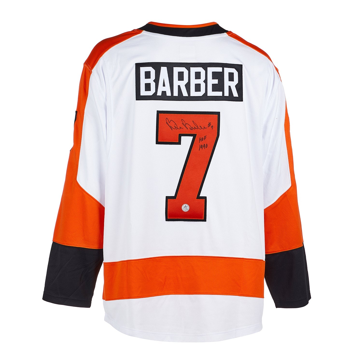 Bill Barber Signed Philadelphia Flyers White Fanatics Breakaway Jersey