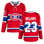 Brian Bellows Signed Montreal Canadiens Red Fanatics Breakaway Jersey