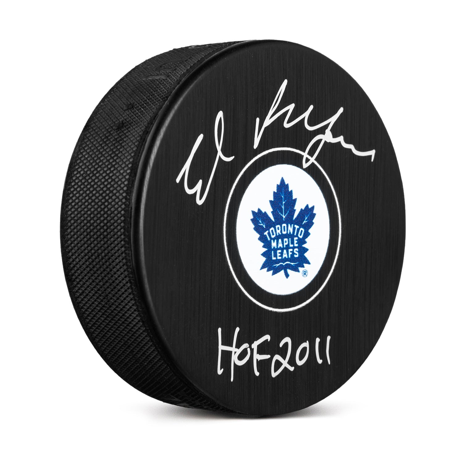 Ed Belfour Signed Toronto Maple Leafs Hockey Puck with HOF Note