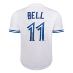 George Bell Autographed Toronto City Design White Baseball Jersey