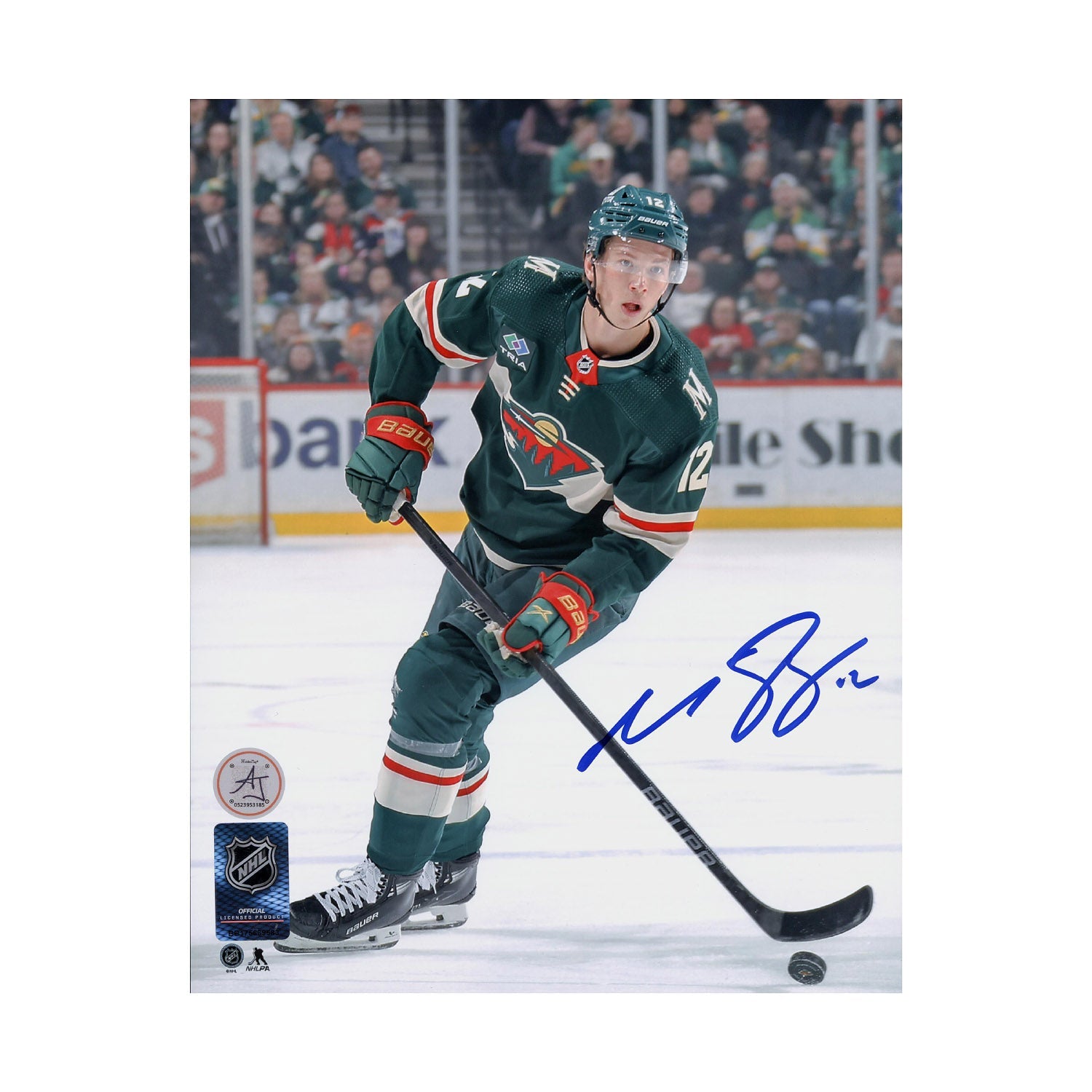 Matt Boldy Autographed Minnesota Wild Hockey 8x10 Photo