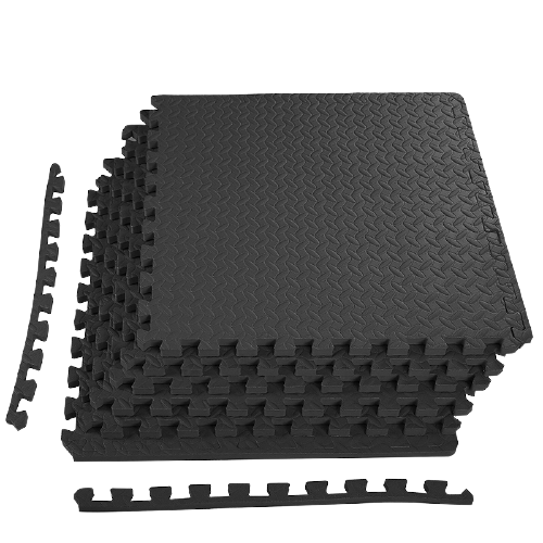 HAJEX Interlocking Exercise Gym Floor Mat - Pack of 6