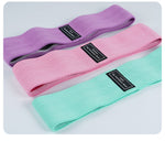 Three Levels Anti-Slip Booty Resistance Bands Set