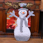 Foldable Christmas Snowman Plush Doll Decoration