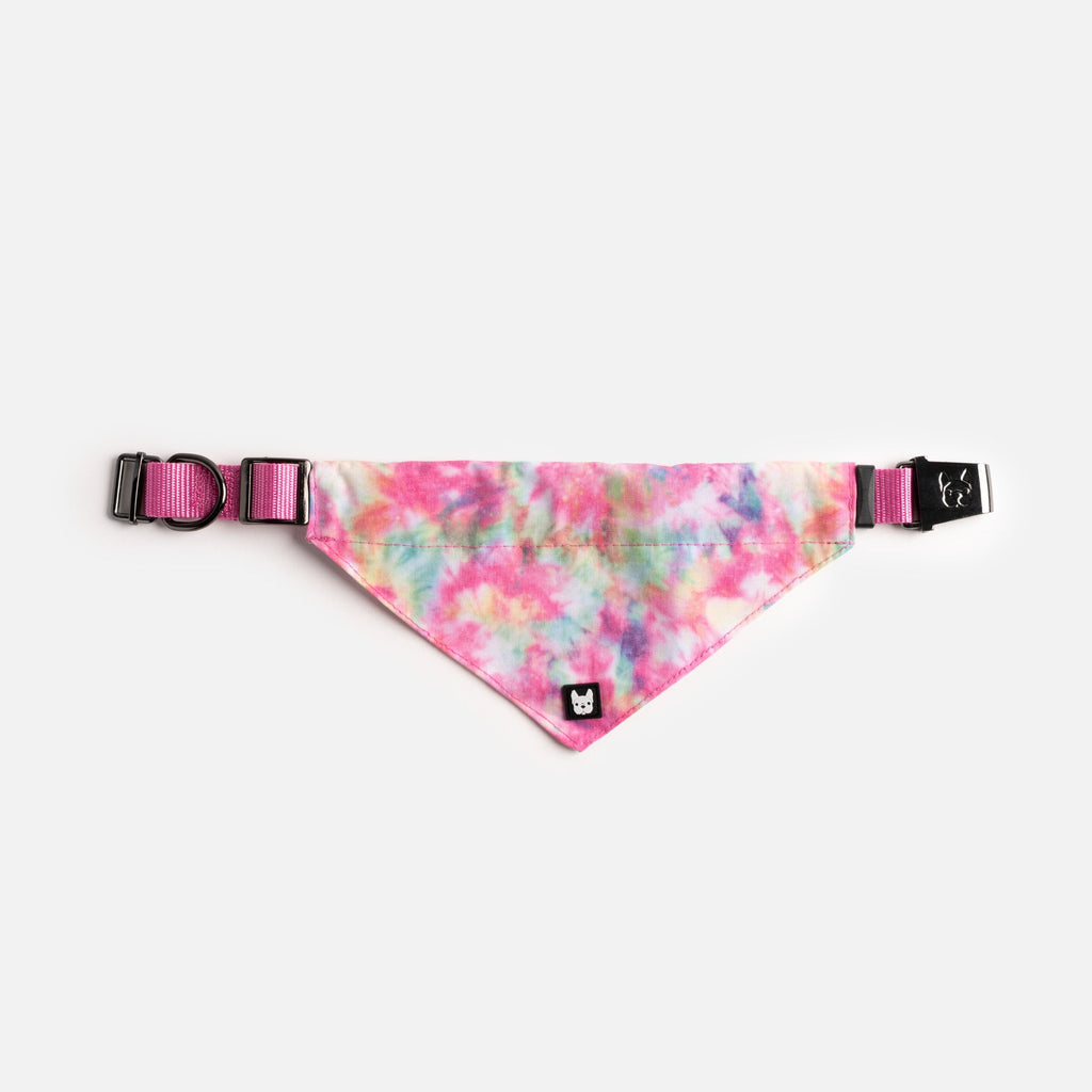 Pink Tie-Dye, Pets Bandana Collar