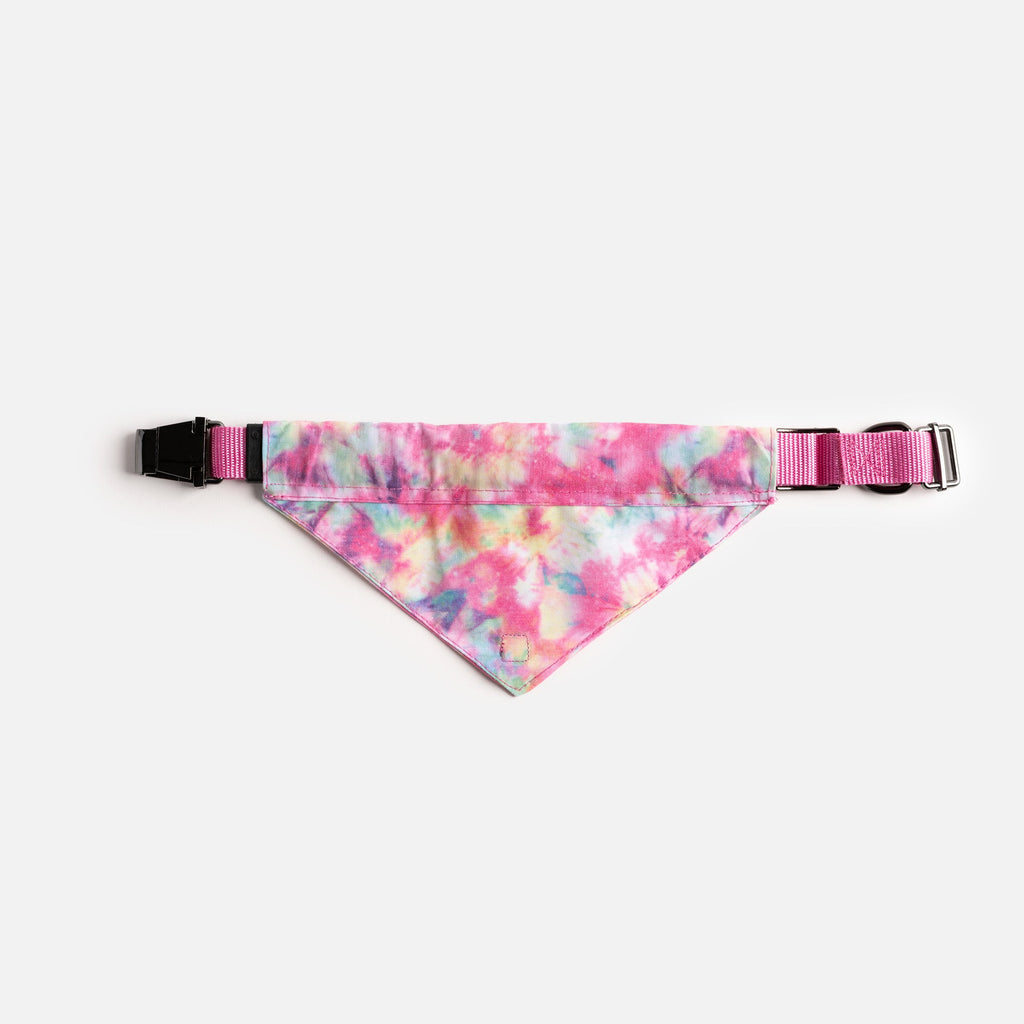 Pink Tie-Dye, Pets Bandana Collar