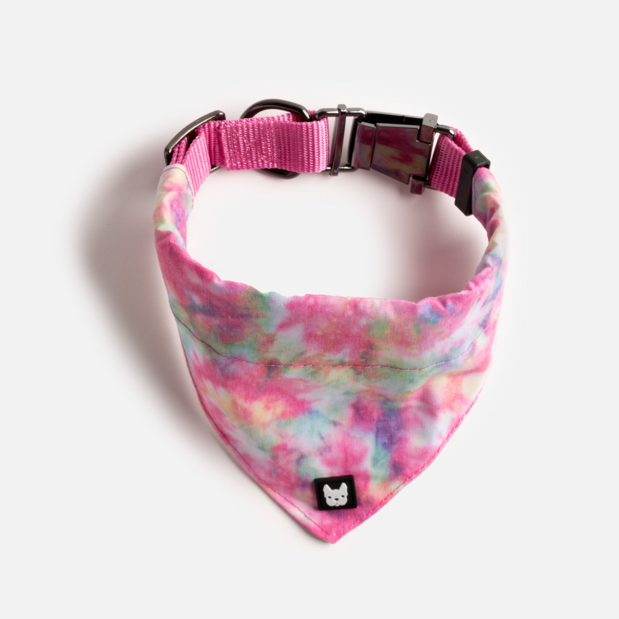 Pink Tie-Dye, Pets Bandana Collar