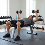 Commercial Gym Flat Bench (Matte Black)