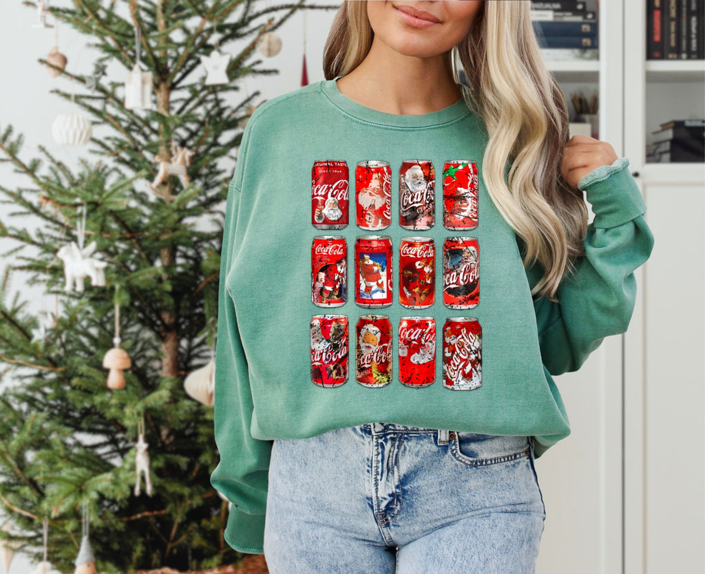 Vintage Coca Cola Christmas Cans