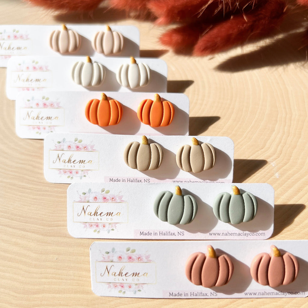 Chic Pumpkin Studs-0