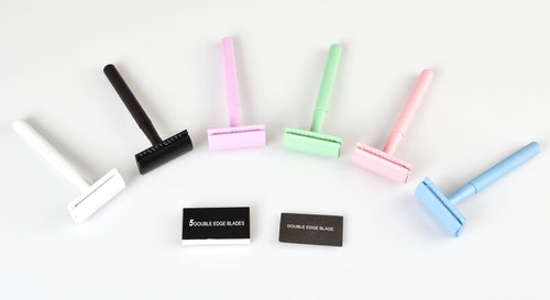 Plastic Free Reusable Safety Razor - Zero Waste Plastic Free Shaving -