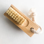 Double Sided Bamboo Sisal Nail Brush-Zero Waste Plastic Free Nail