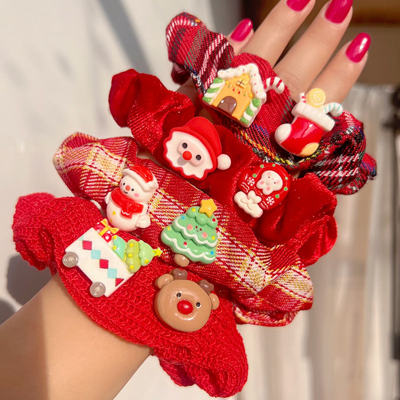Christmas Red Velvet Hair Tie